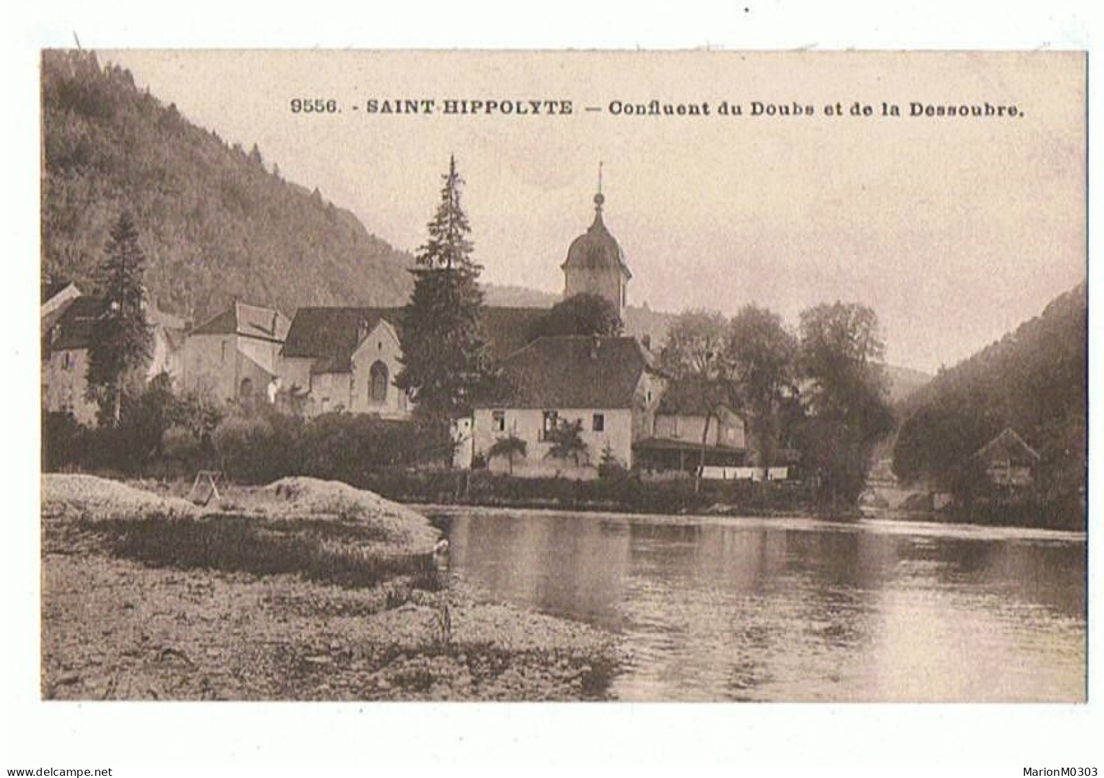 25  - SAINT HIPPOLYTE - Confluent Du Doubs Et De La Dessoubre - 869 - Saint Hippolyte