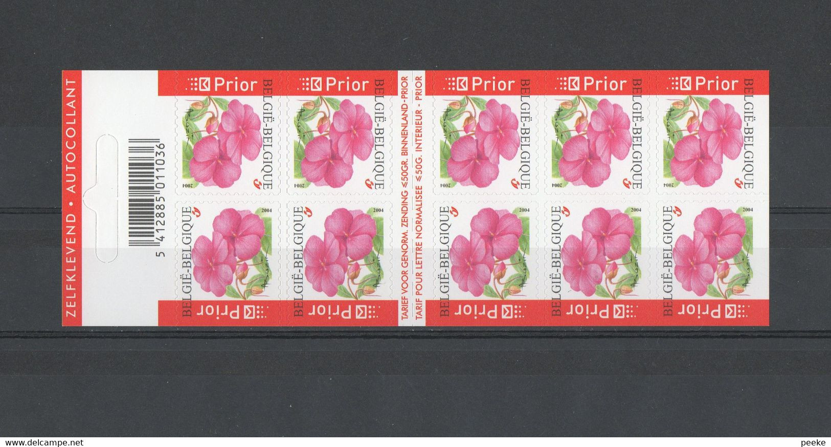 België Boekje/carnet B45 **  Impatiens  -  Postfris - Non Classés