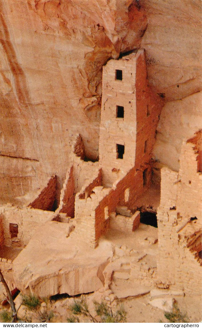 USA Mesa Verde National Park AZ Square Tower Ruin - Autres & Non Classés