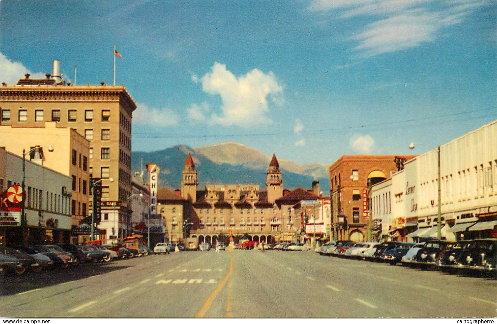 USA Colorado Springs CO Pikes Peak Avenue - Colorado Springs