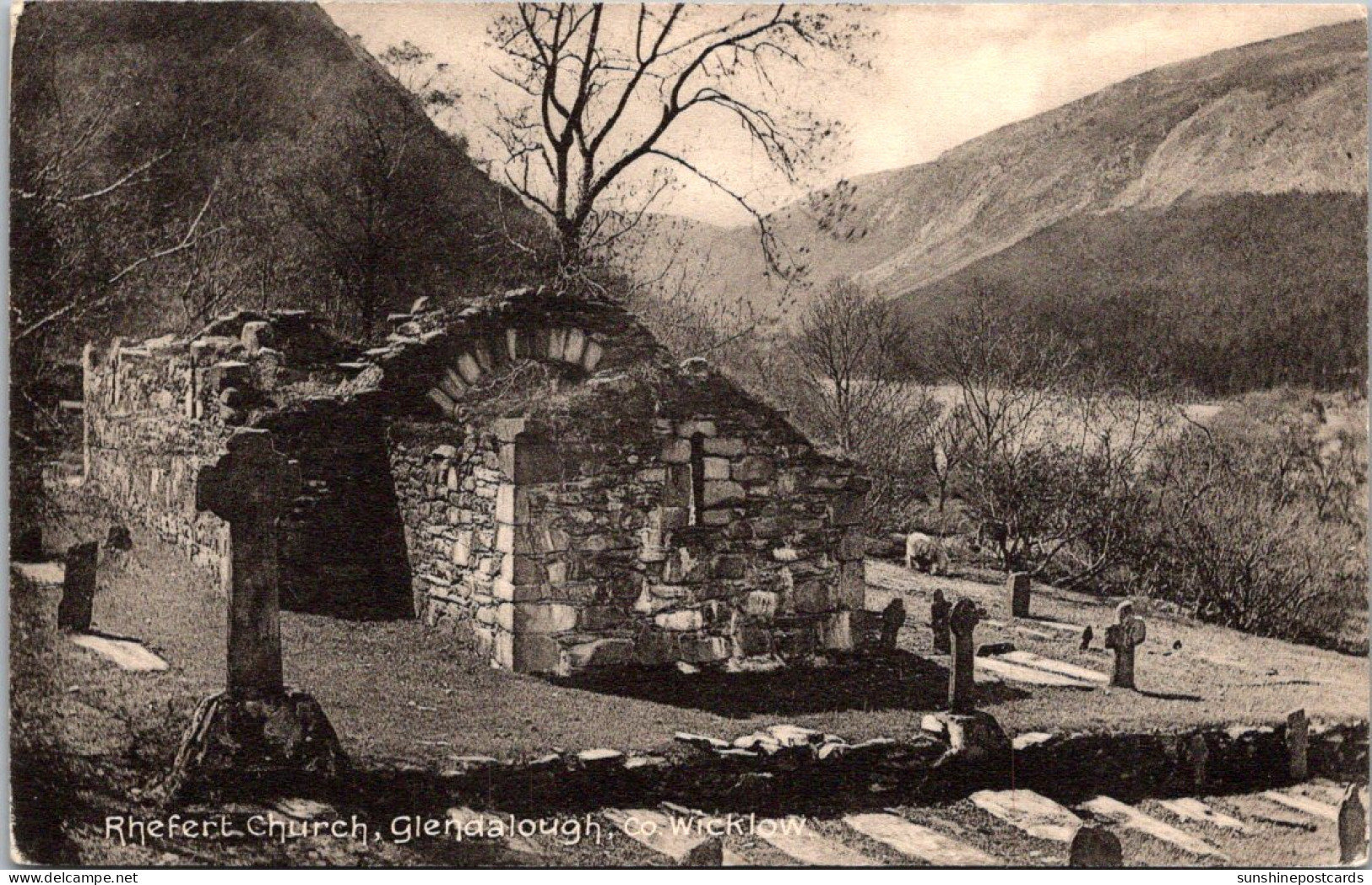 Ireland Co Wicklow Glendalough Rhefert Church - Wicklow