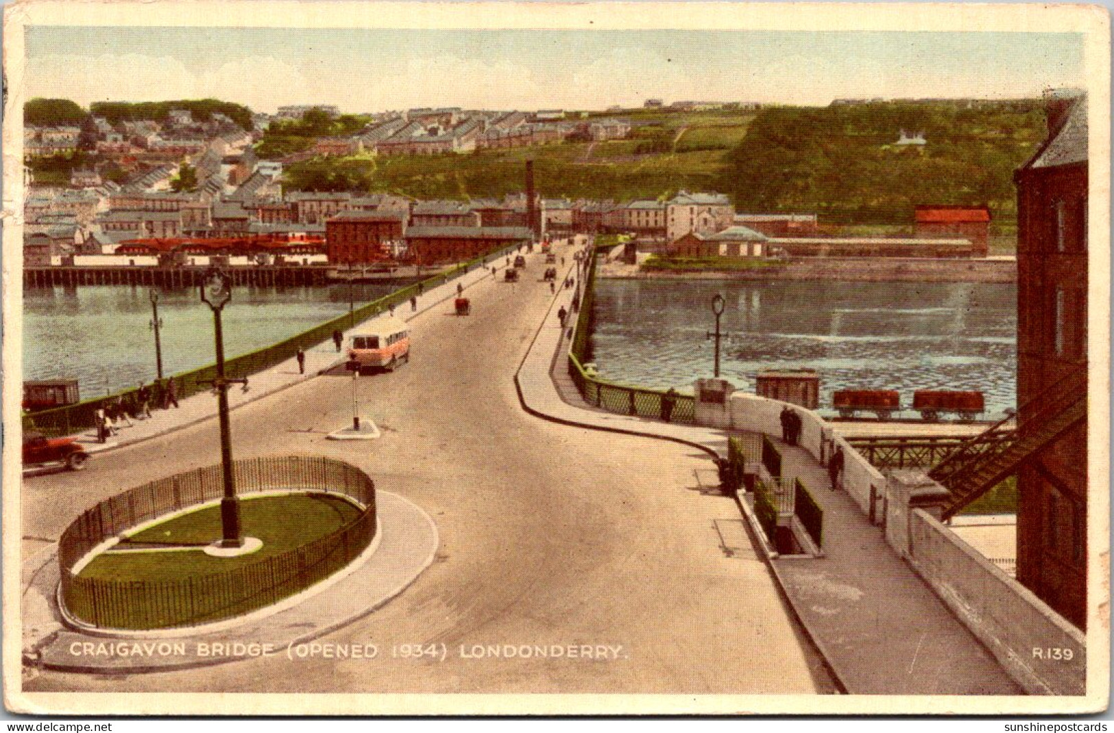 Northern Ireland Londonderry Craigavon Bridge Opened 1934  - Londonderry