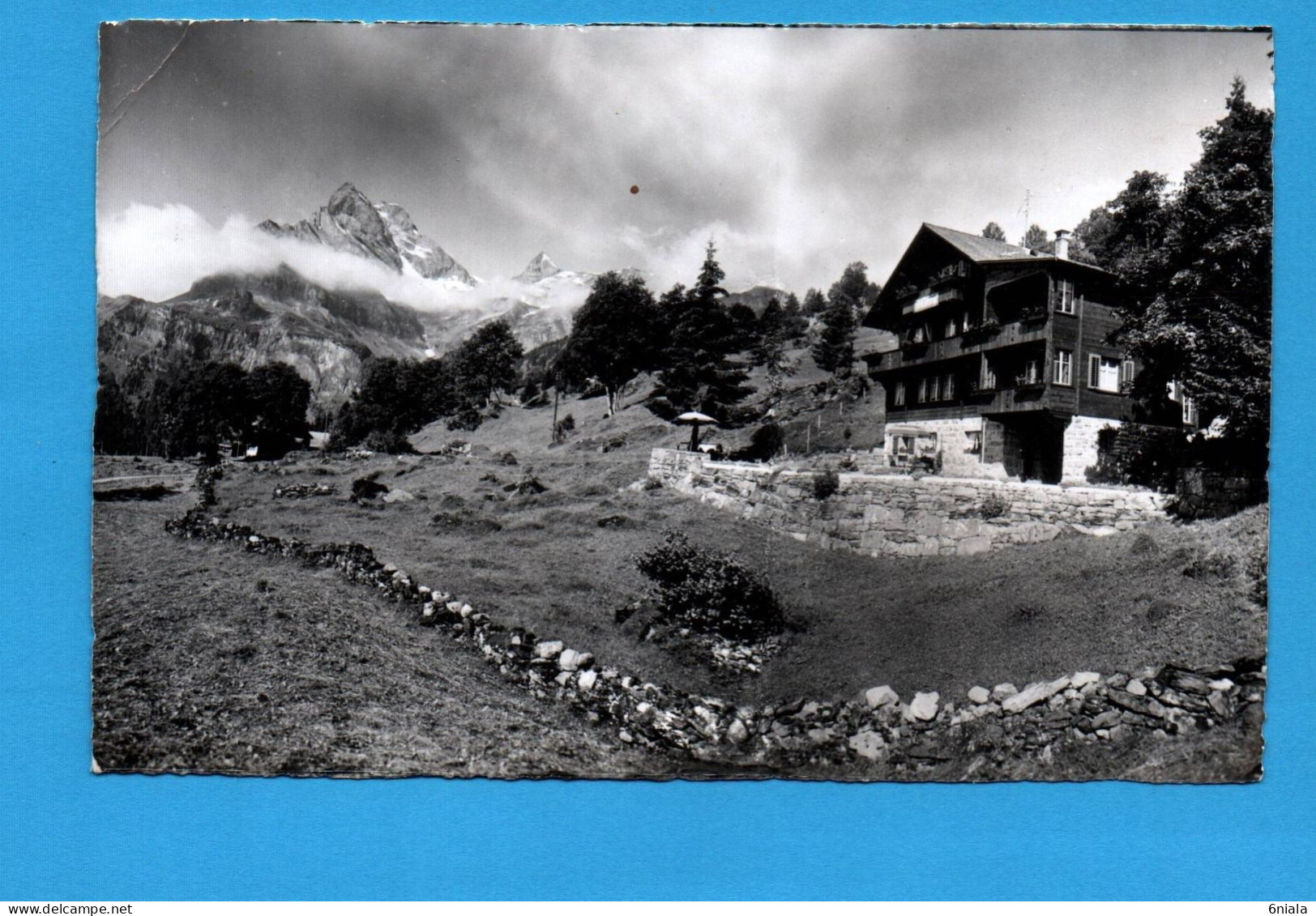 18124 BRAUNWALD  PENSION FRIEDHEIM     (2 Scans )  Suisse - Braunwald