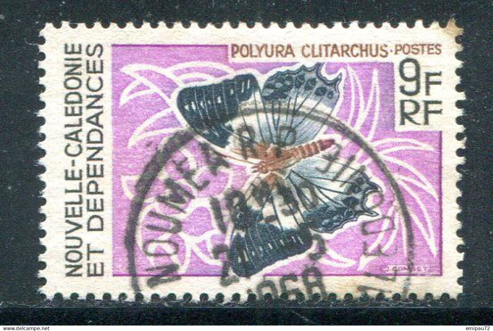 NOUVELLE CALEDONIE- Y&T N°342- Oblitéré (papillon) - Used Stamps