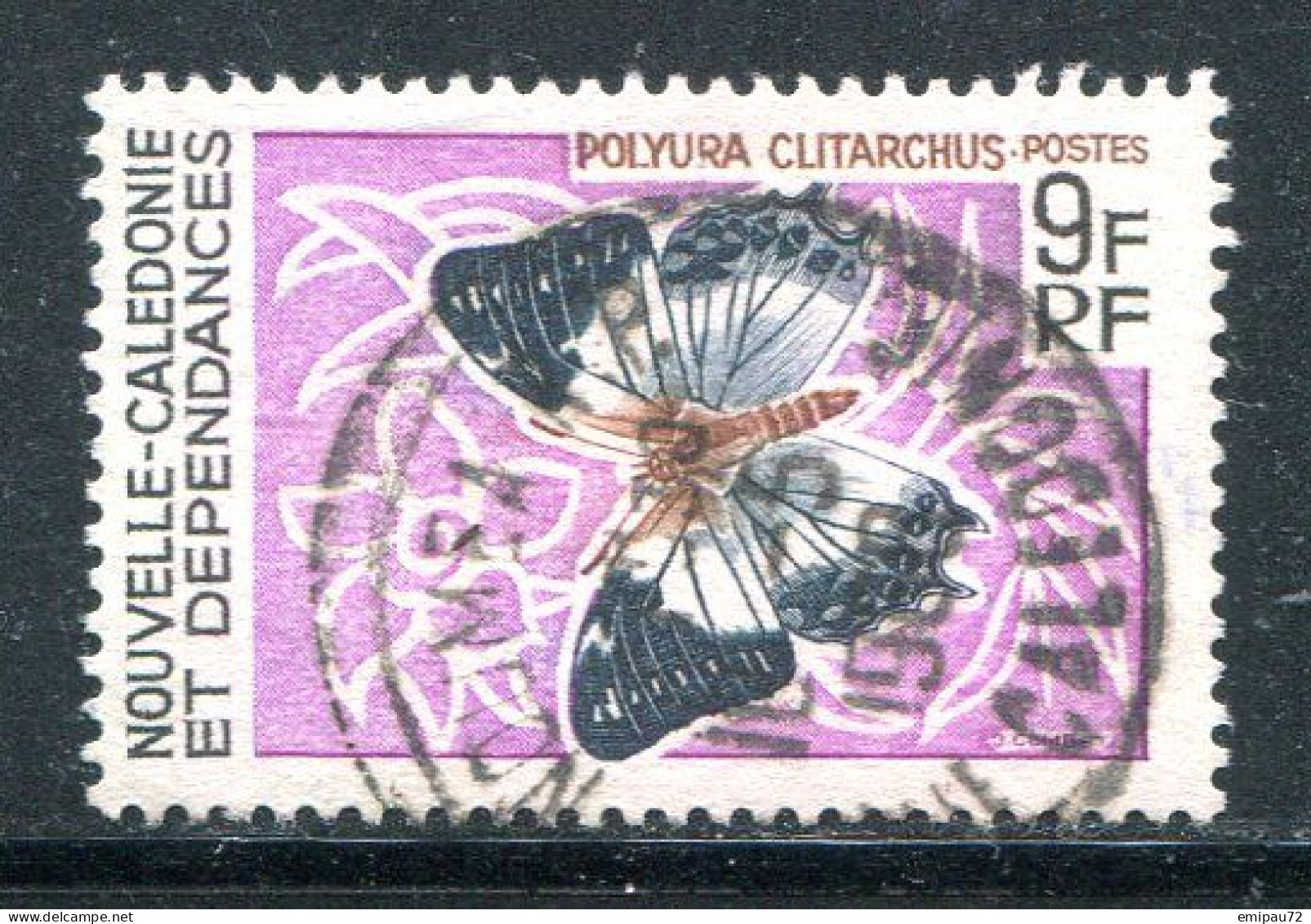 NOUVELLE CALEDONIE- Y&T N°342- Oblitéré (papillon) - Used Stamps