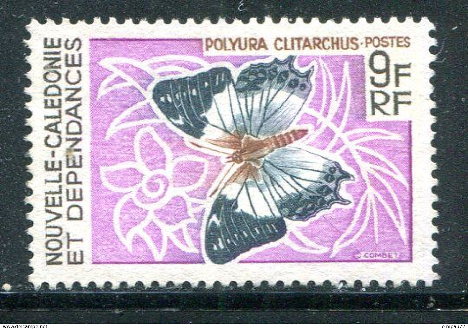 NOUVELLE CALEDONIE- Y&T N°342- Oblitéré (papillon) - Used Stamps