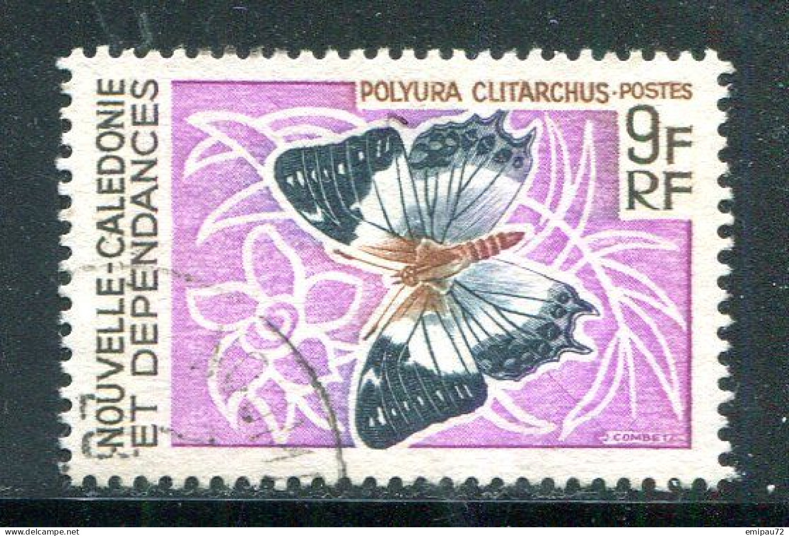 NOUVELLE CALEDONIE- Y&T N°342- Oblitéré (papillon) - Used Stamps