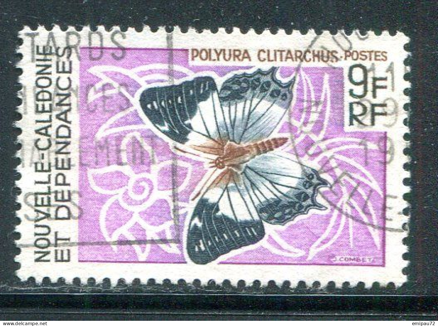 NOUVELLE CALEDONIE- Y&T N°342- Oblitéré (papillon) - Used Stamps