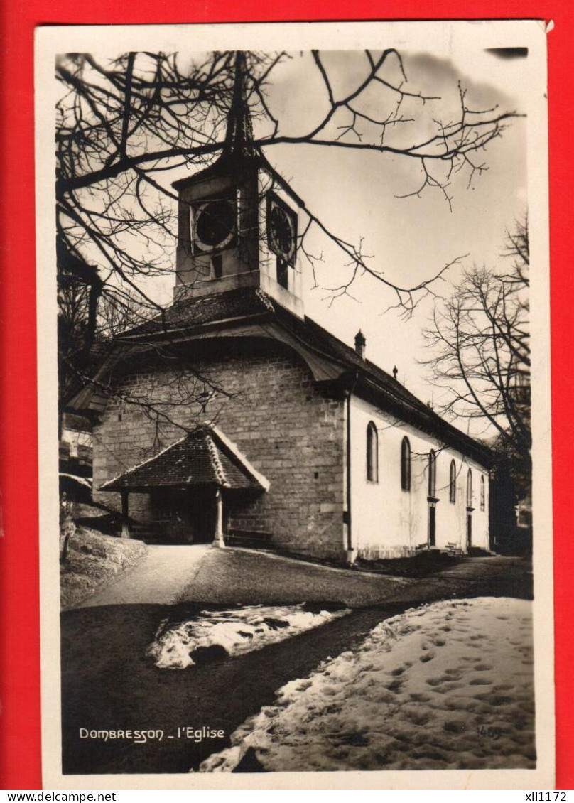 ZWW-14  Dombresson  L'Eglise.  En Faveur De La Restauration Du Temple. Circ. 1959  - Dombresson 