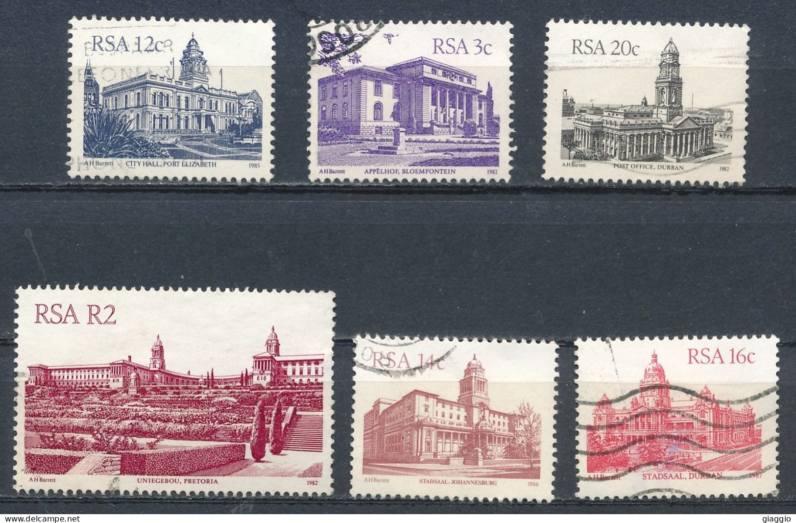 °°° SOUTH AFRICA  - Y&T N°583/622 - 1985/1987 °°° - Gebraucht