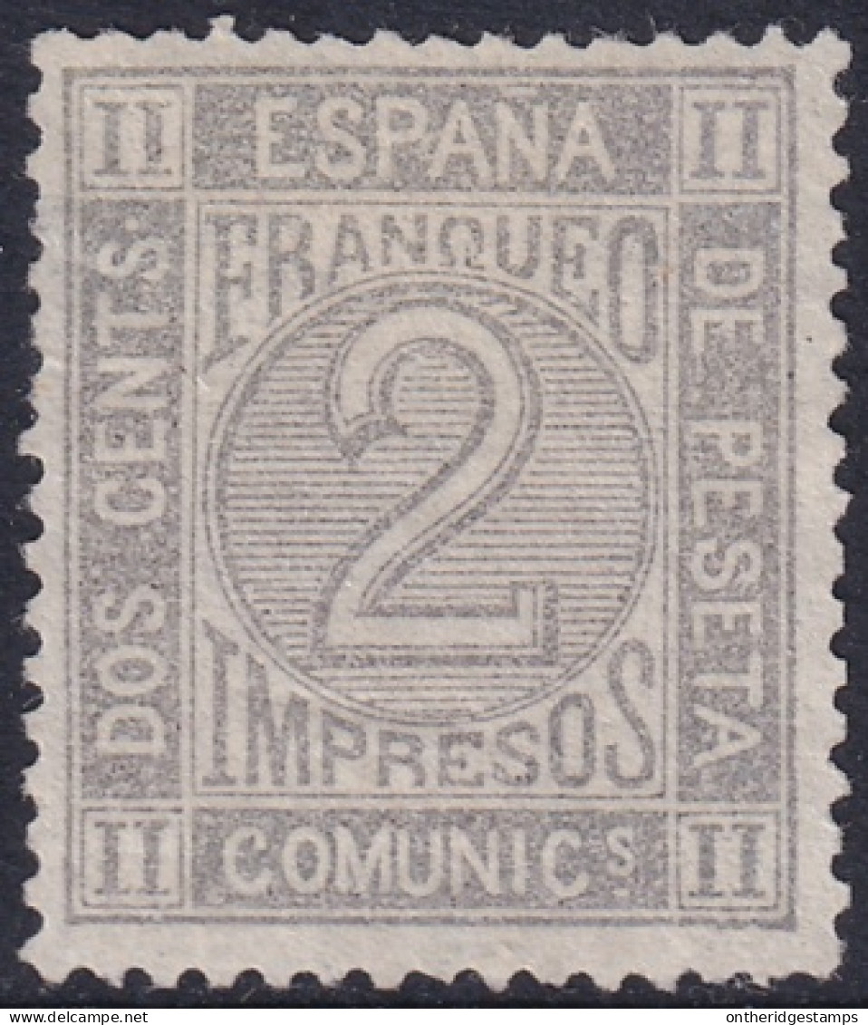 Spain 1872 Sc 176 España Ed 116 MNG(*) Small Thins - Unused Stamps