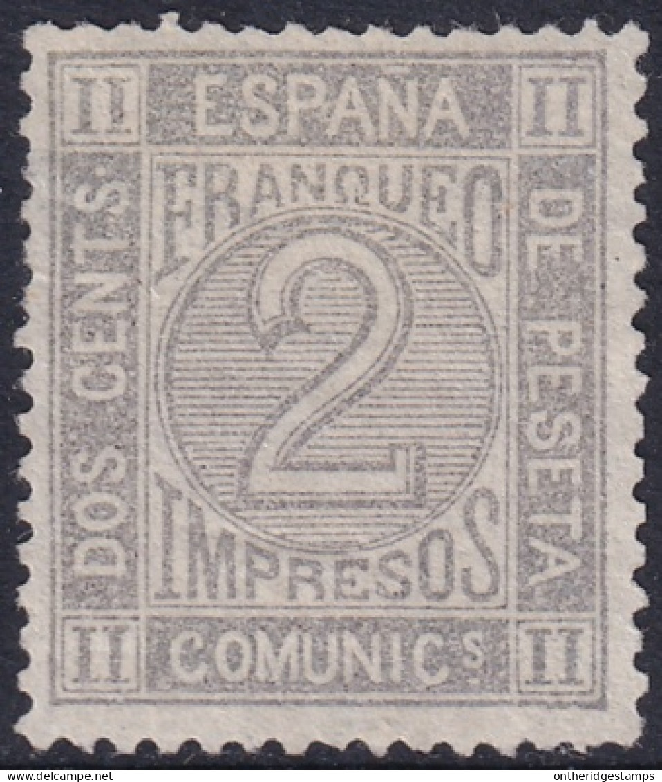 Spain 1872 Sc 176 España Ed 116 MNG(*) Small Thins - Ungebraucht