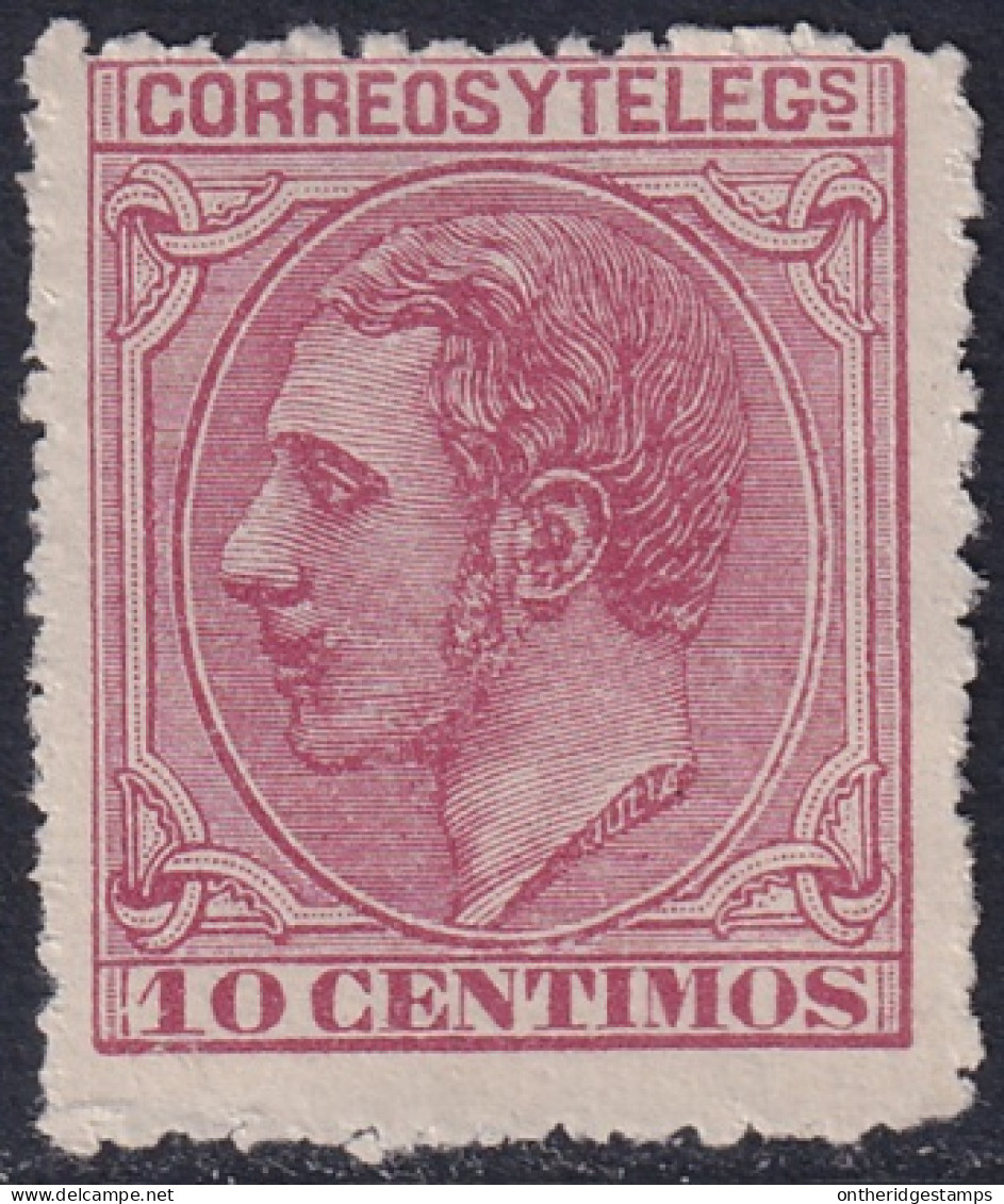 Spain 1879 Sc 244 España Ed 202 MNG(*) Rough Perfs - Unused Stamps