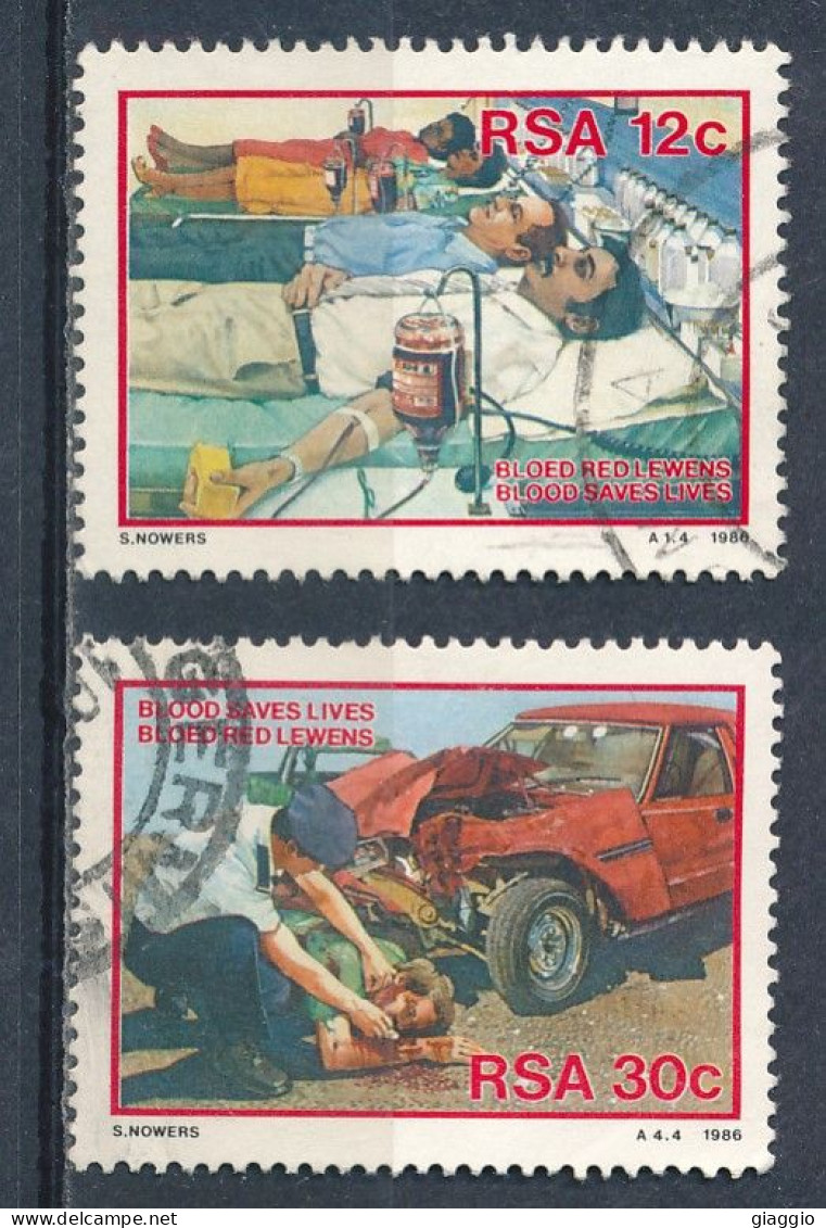 °°° SOUTH AFRICA  - Y&T N°599/602 - 1986 °°° - Used Stamps