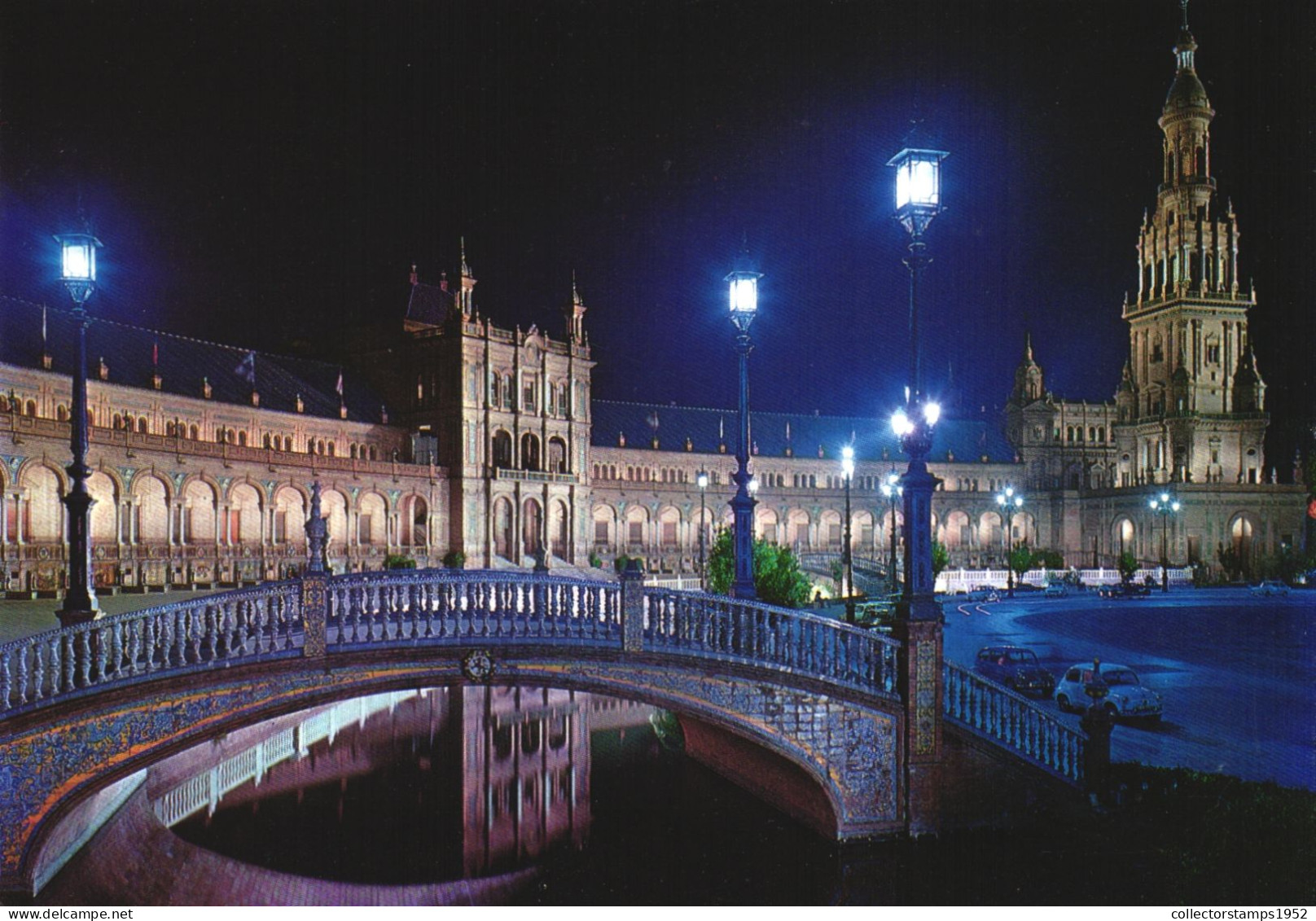 SPAIN, ANDALUCIA, SEVILLA, SPAIN SQUARE, PANORAMA, BRIDGE - Sevilla