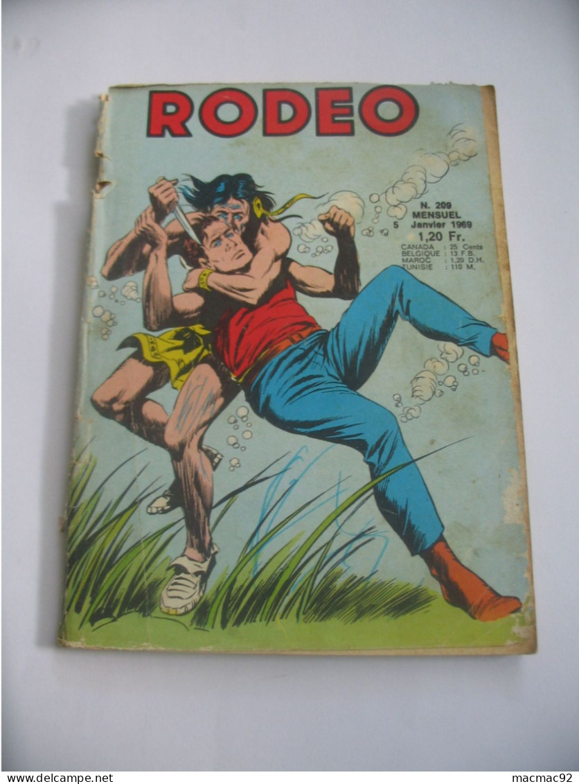 RODEO N°209  - 5 Janvier 1969    **** EN ACHAT IMMEDIAT **** - Rodeo