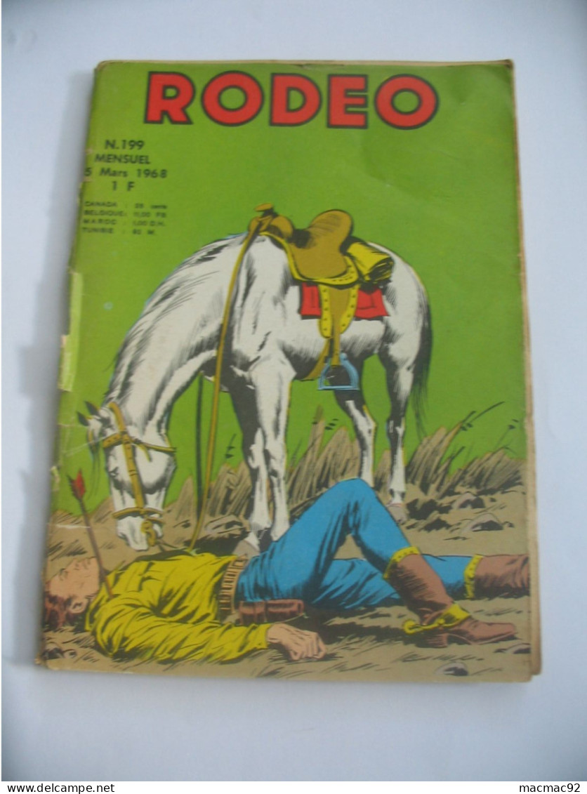 RODEO N°199  - 5 Mars 1968    **** EN ACHAT IMMEDIAT **** - Rodeo