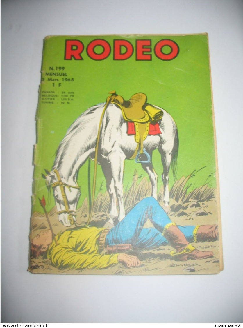 RODEO N°199  - 5 Mars 1968    **** EN ACHAT IMMEDIAT **** - Rodeo