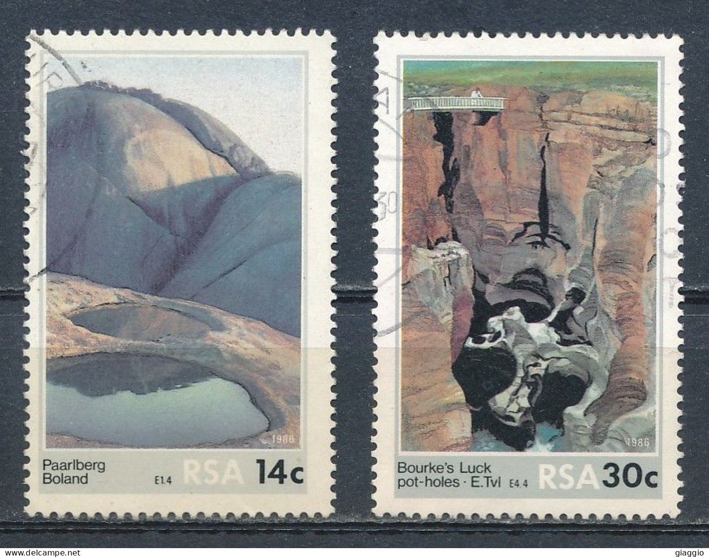 °°° SOUTH AFRICA  - Y&T N°614/17 - 1986 °°° - Usati