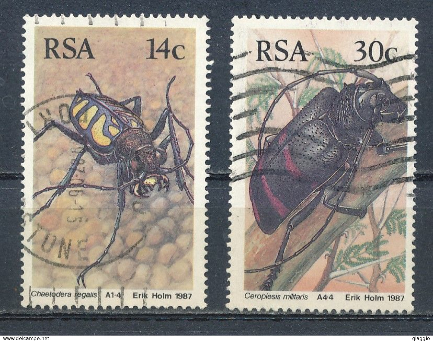 °°° SOUTH AFRICA  - Y&T N°618/21 - 1987 °°° - Used Stamps