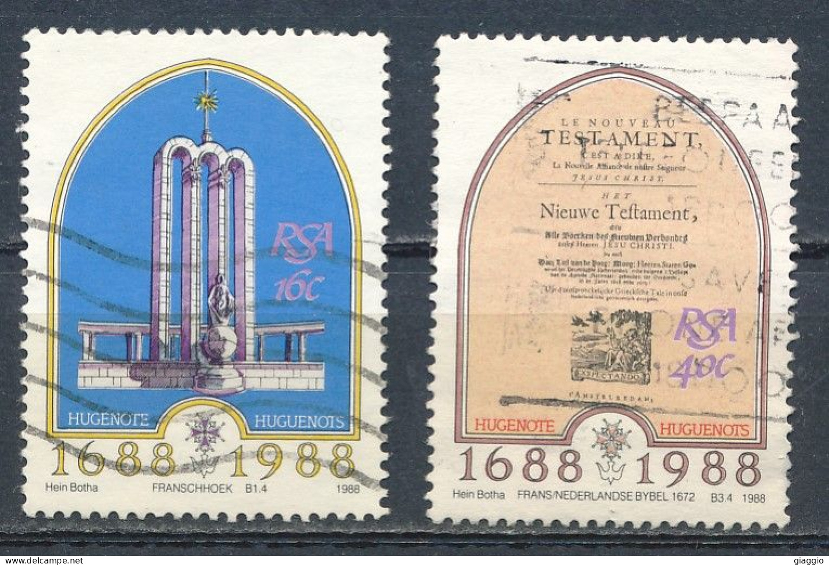 °°° SOUTH AFRICA  - Y&T N°644/46 - 1988 °°° - Used Stamps