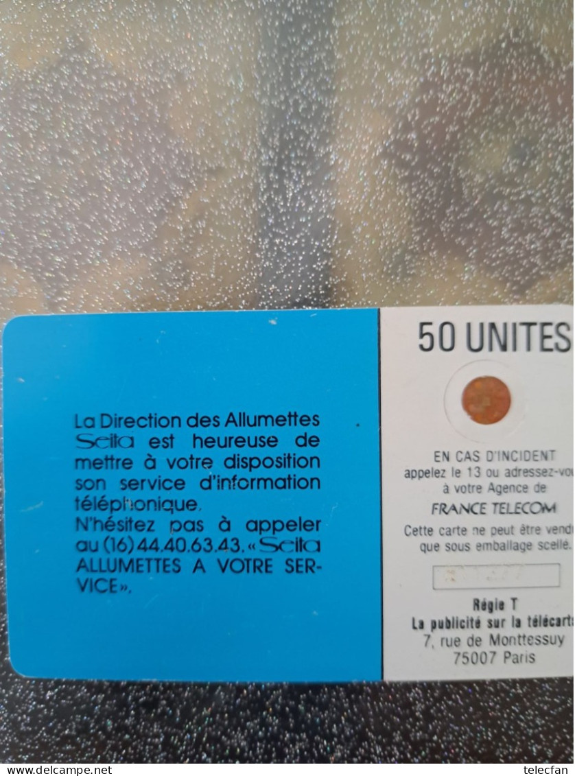 FRANCE PRIVEE D104 SEITA  ALLUMETTES  50U UT N° 811277 IMPACTS TRACES UTILISATION VOIR SCAN - Privées