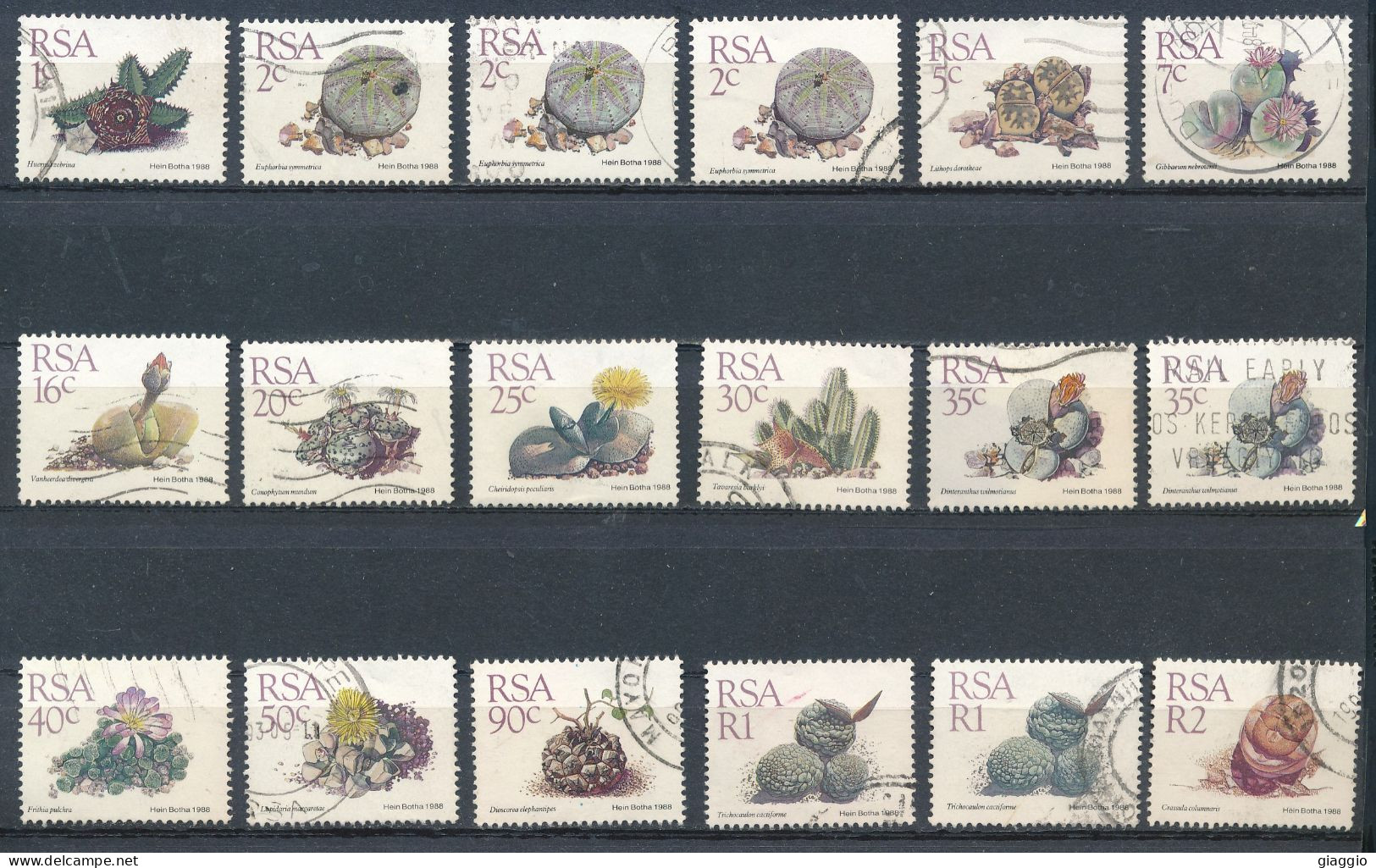 °°° SOUTH AFRICA  - Y&T N°660/74 - 1988 °°° - Used Stamps