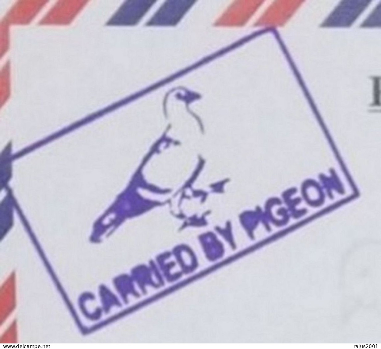 Pigeongram (Pigeon Gram Post) Bird, Bhubaneswar To Cuttack Only 300 Issued Signed RARE Cover INDIA READ FULL DESCR. - Omslagen