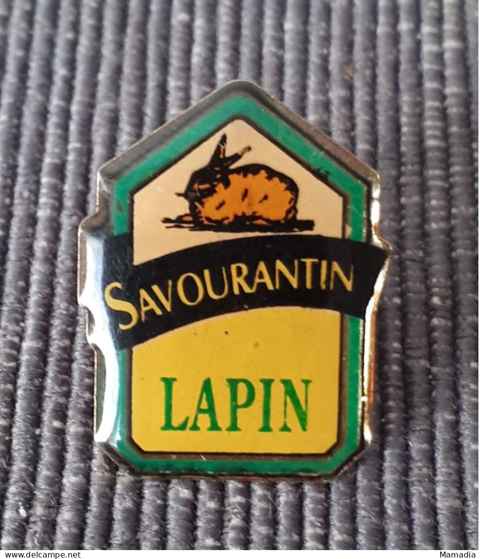 PIN'S PINS LAPIN VOLAILLE SAVOURANTIN - Alimentation