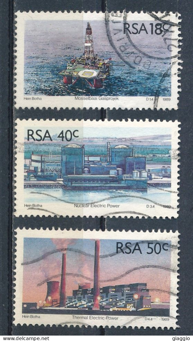 °°° SOUTH AFRICA  - Y&T N°702/5 - 1989 °°° - Used Stamps