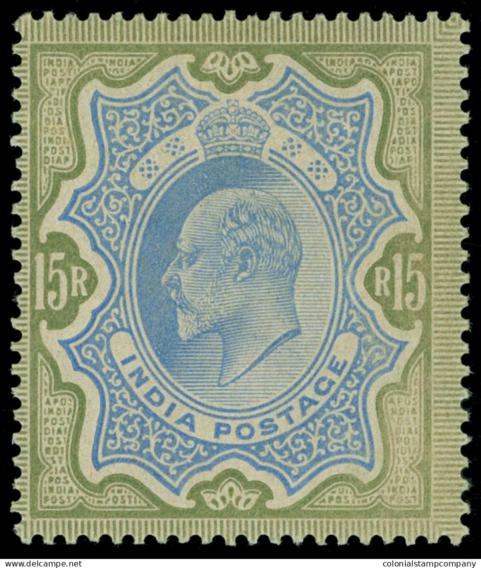 * India - Lot No. 747 - 1902-11  Edward VII