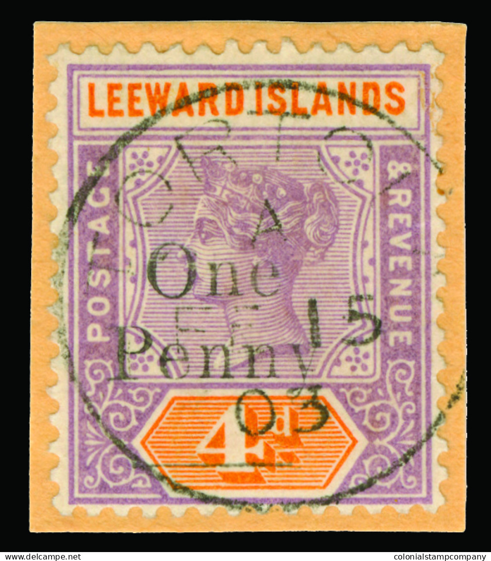 On Piece Leeward Islands - Lot No. 863 - Leeward  Islands