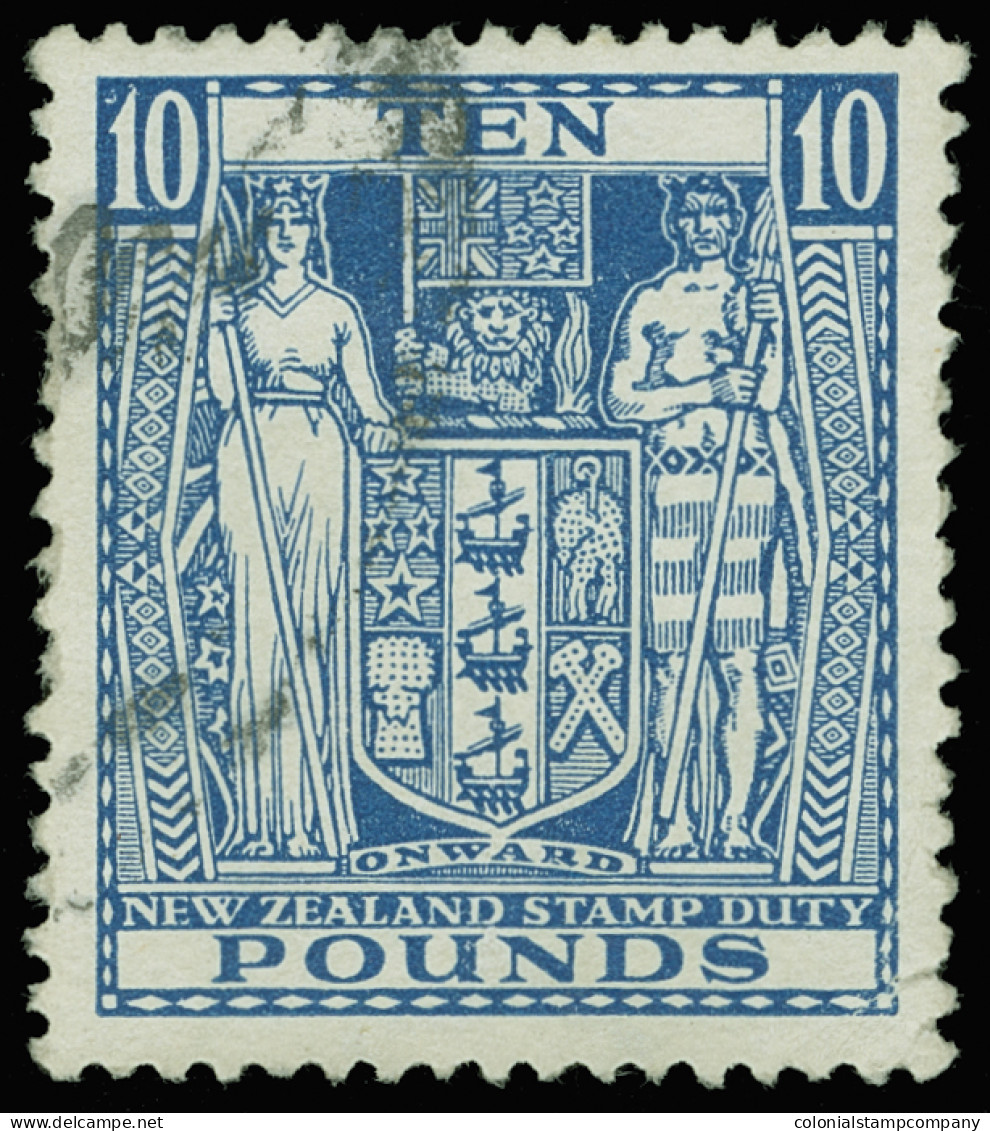 O New Zealand - Lot No. 1166 - Fiscal-postal
