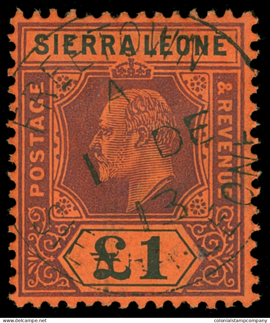 O Sierra Leone - Lot No. 1498 - Sierra Leona (...-1960)