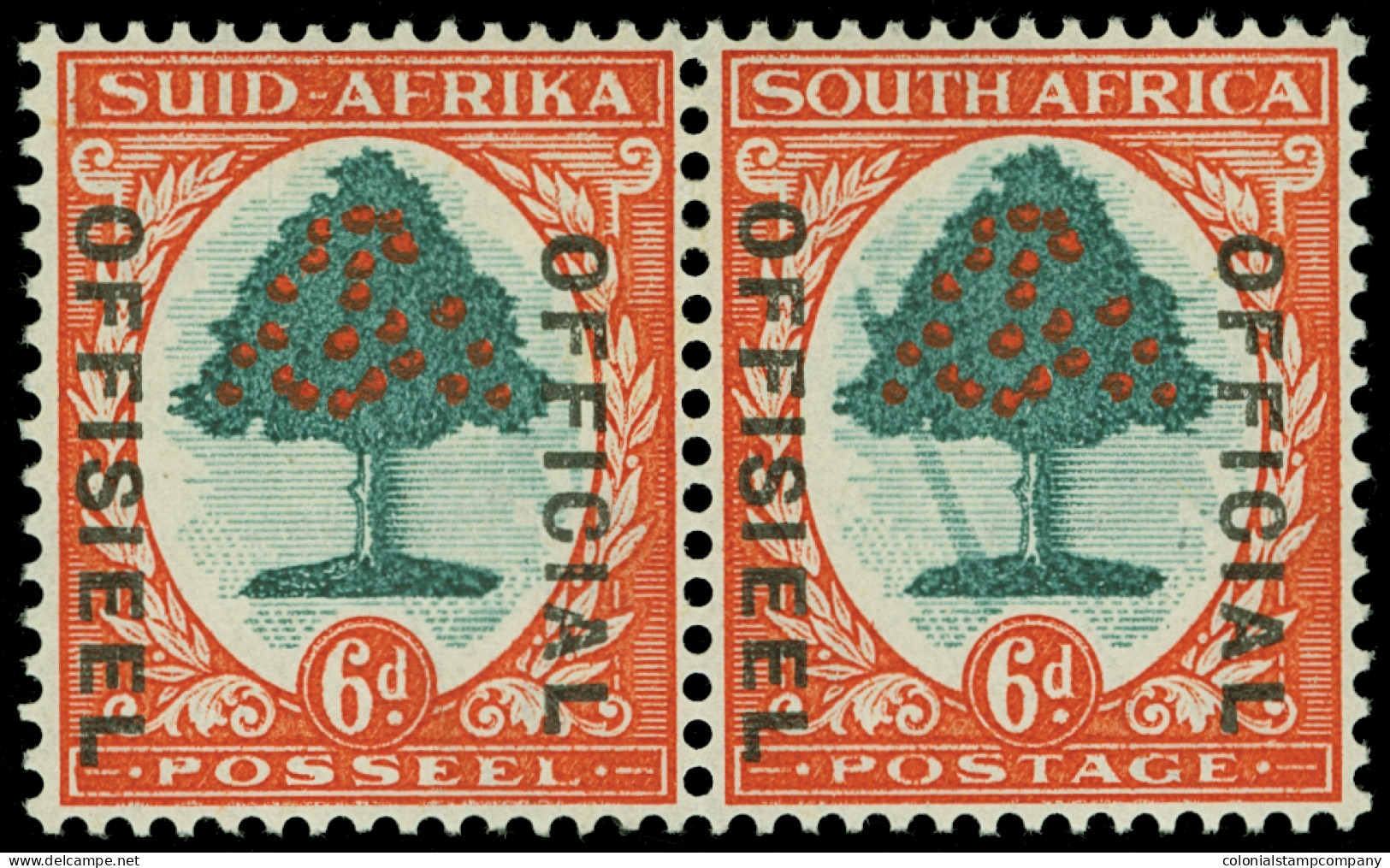 * South Africa - Lot No. 1553 - Dienstmarken