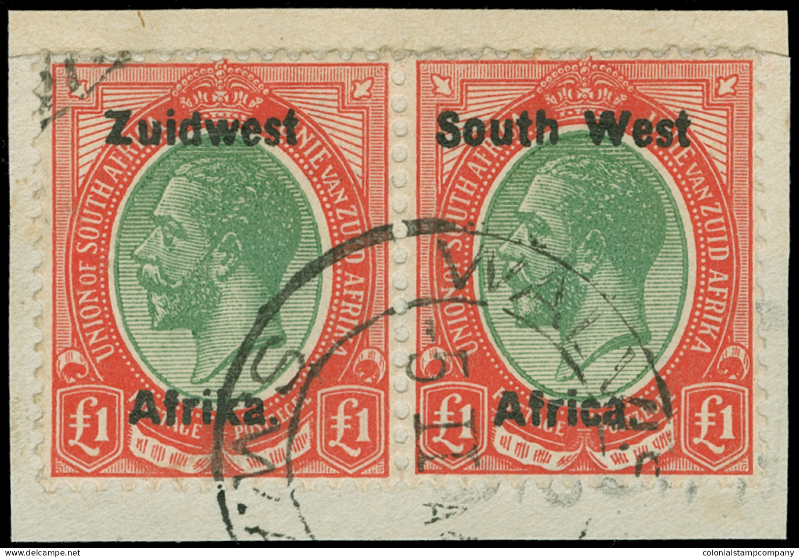 On Piece South-West Africa - Lot No. 1559 - Africa Del Sud-Ovest (1923-1990)