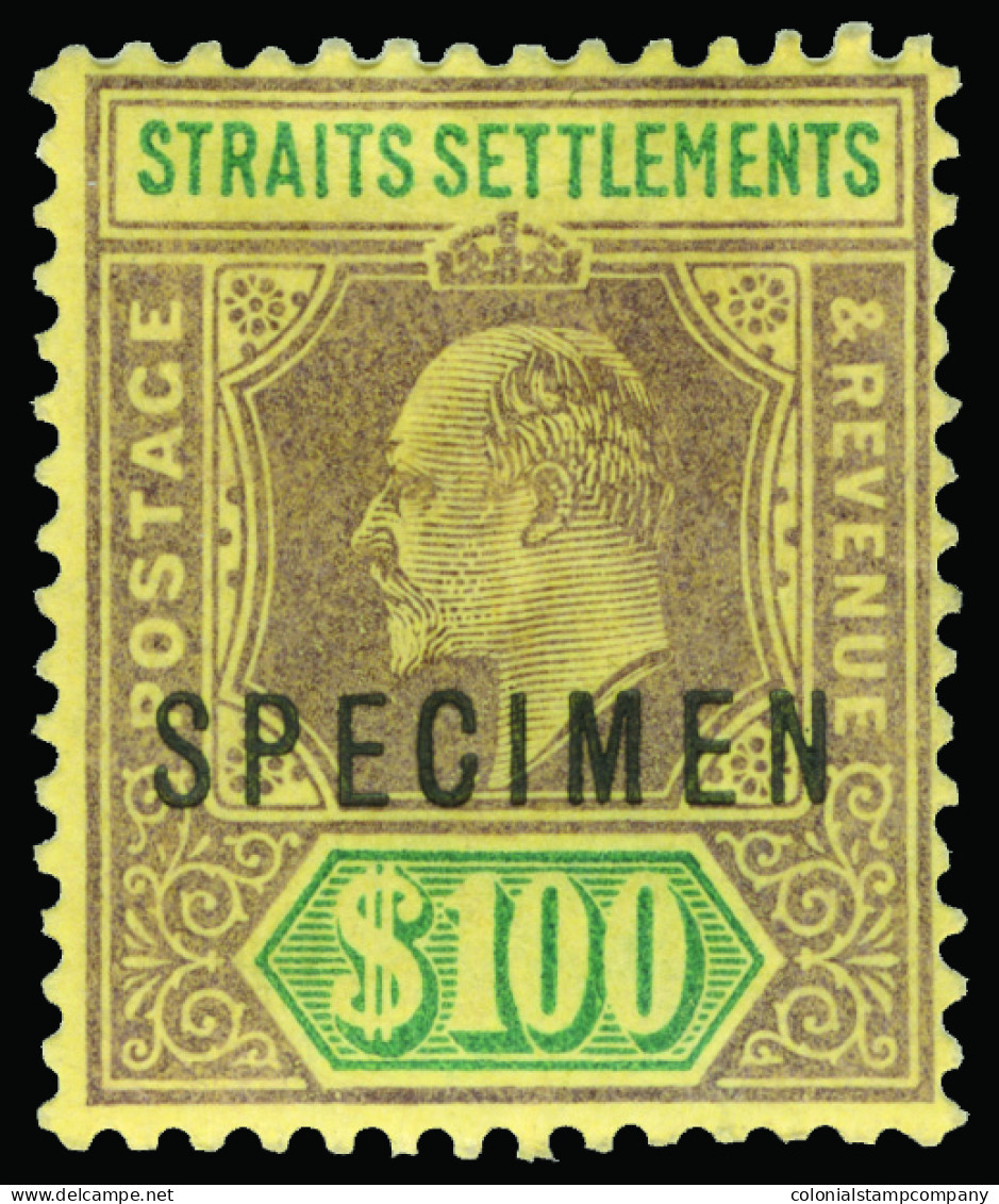 S Straits Settlements - Lot No. 1596 - Straits Settlements