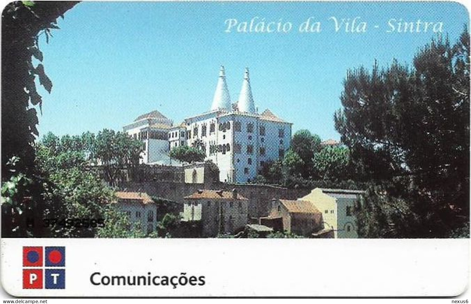 Portugal - PT (Chip) - Palácio Da Vila - Sintra - PT300 - 02.2001, 50U, 30.000ex, Used - Portugal