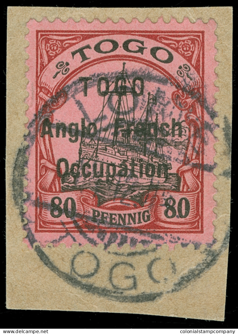 On Piece Togo - Lot No. 1630 - Sonstige & Ohne Zuordnung