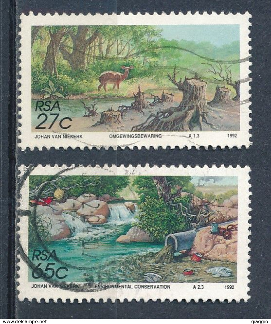 °°° SOUTH AFRICA  - Y&T N°748/49 - 1992 °°° - Used Stamps