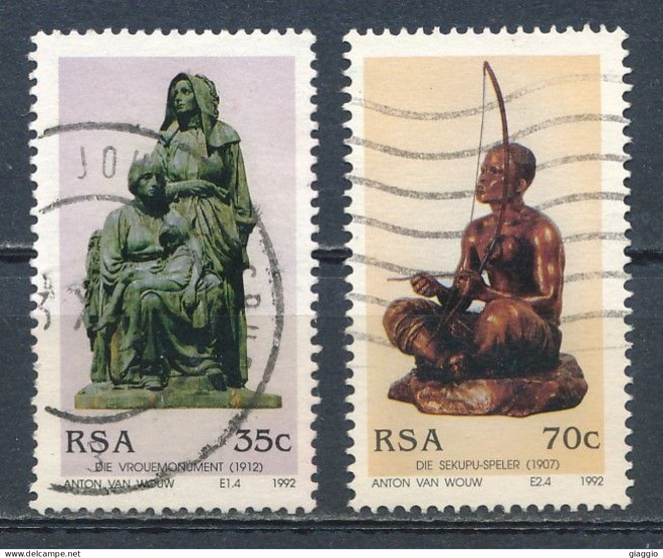 °°° SOUTH AFRICA  - Y&T N°772/73 - 1992 °°° - Used Stamps