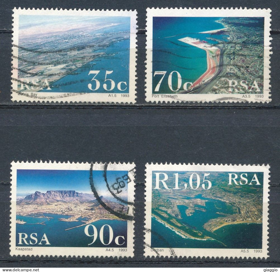 °°° SOUTH AFRICA  - Y&T N°776/80 - 1993 °°° - Oblitérés