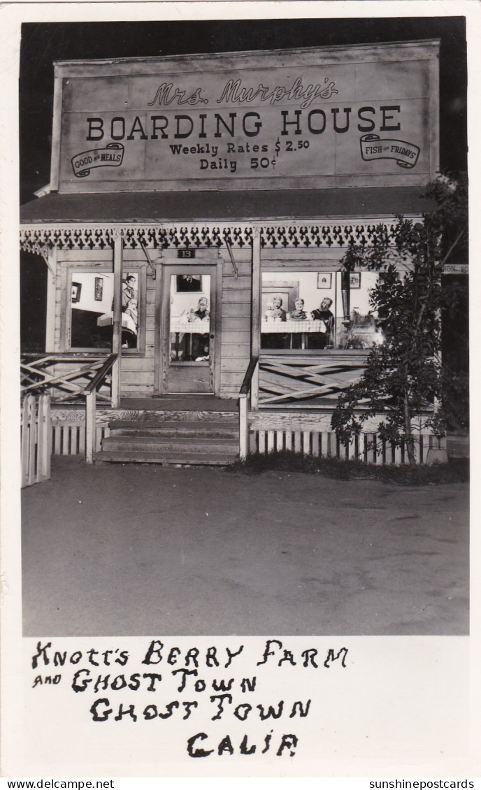 California Buena Park Knott's Berry Farm And Ghost Town Mrs Murphy's Boarding House Real Photo - San Diego