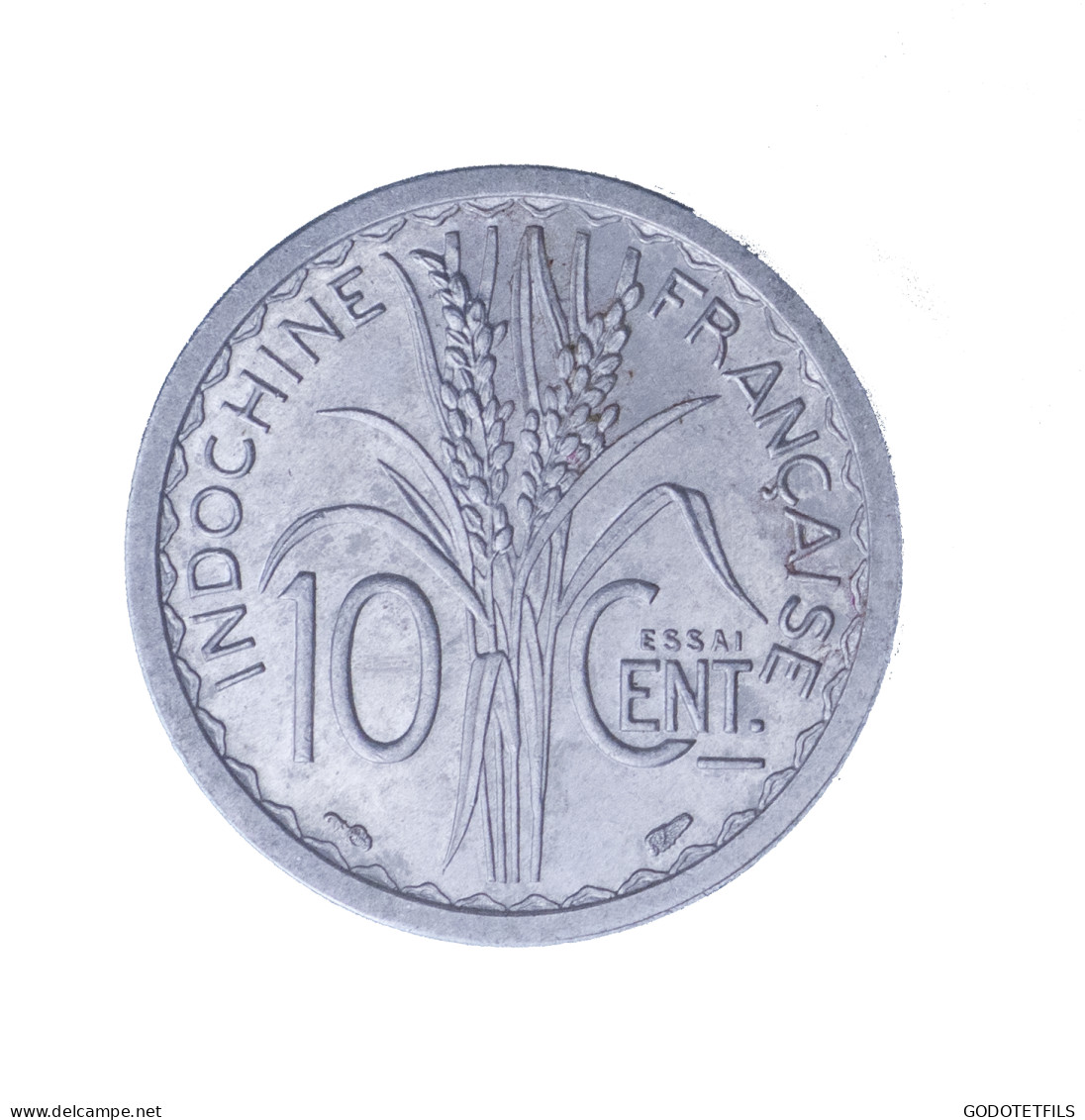 Indochine-10 Centimes 1945 ESSAI - Pruebas