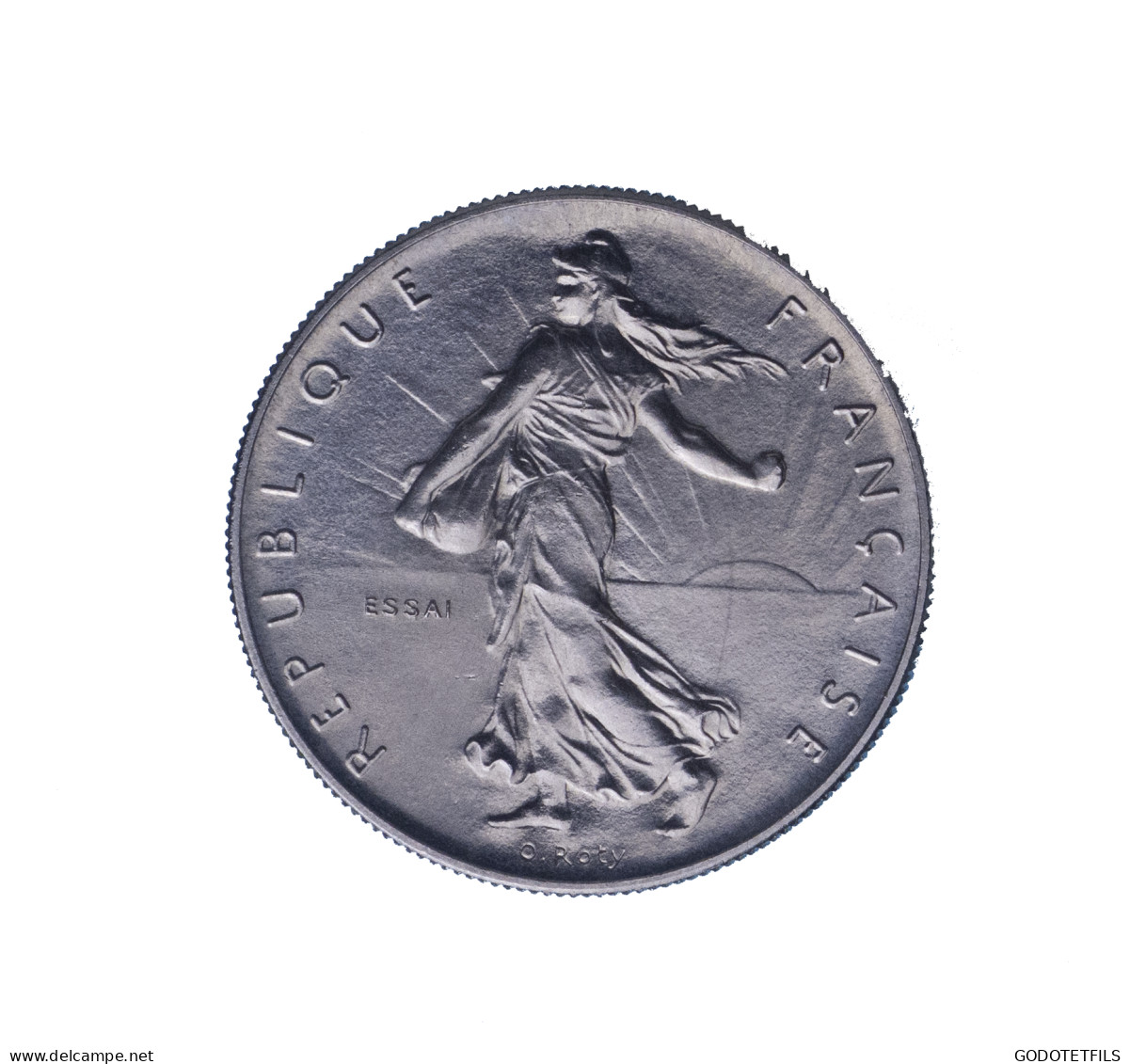 1 Franc Semeuse Nickel Essai 1959 - Pruebas