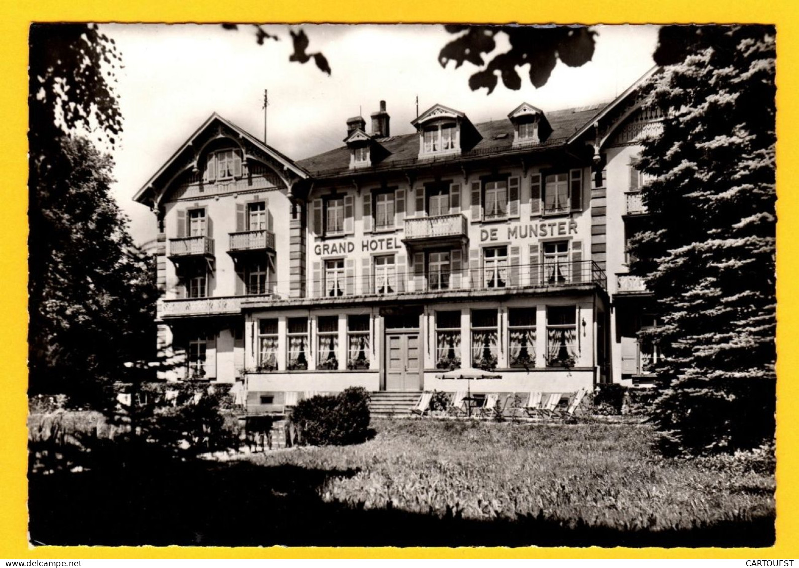 CPSM MAISON FAMILIALE DE VACANCES GRAND' HOTEL MUNSTER Circulée 1972 - La Crau
