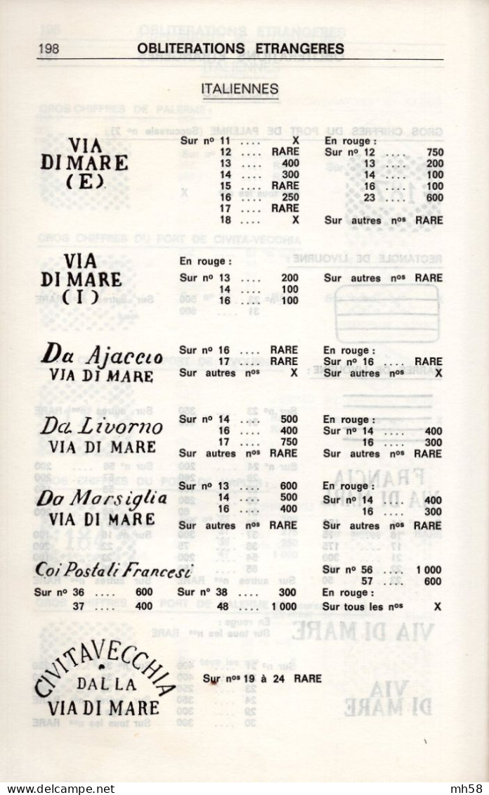 Armand MATHIEU 1973 - Oblitérations de France sur timbres détachés - période 1852 à 1876