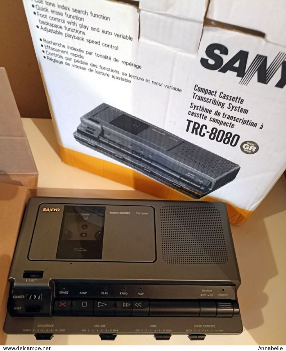 Transcripteur SANYO TRC-8080 - Otros Aparatos