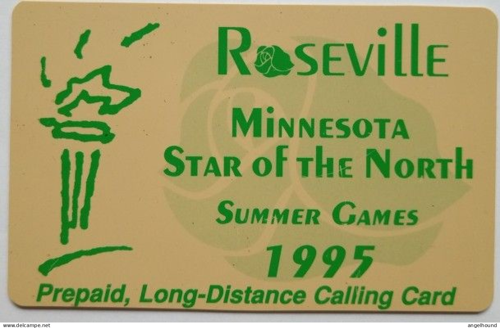 USA AT&T Rechargeable Phonecard - Roseville MN. Star Of The North Summer Games 1995 - AT&T