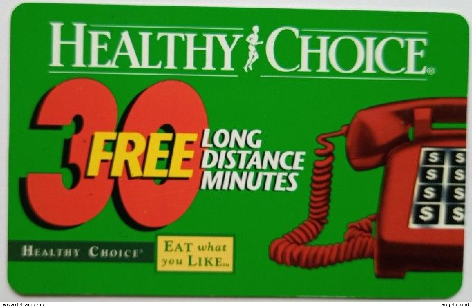 USA  AT&T  30 Minutes Long Distance - Healthy Choice - AT&T